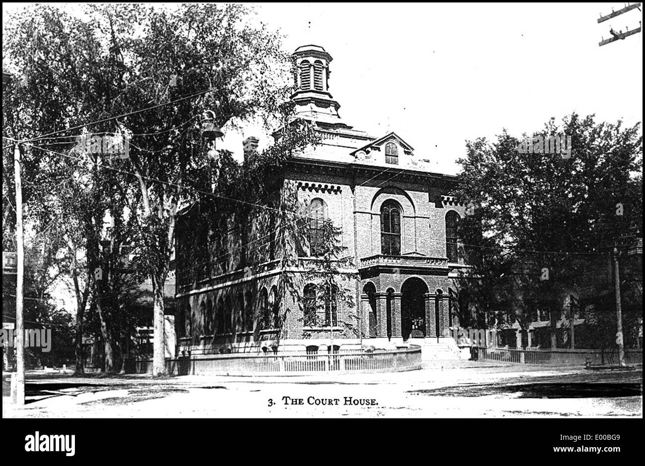 Cheshire County Court House in Keene NH Stock Photo