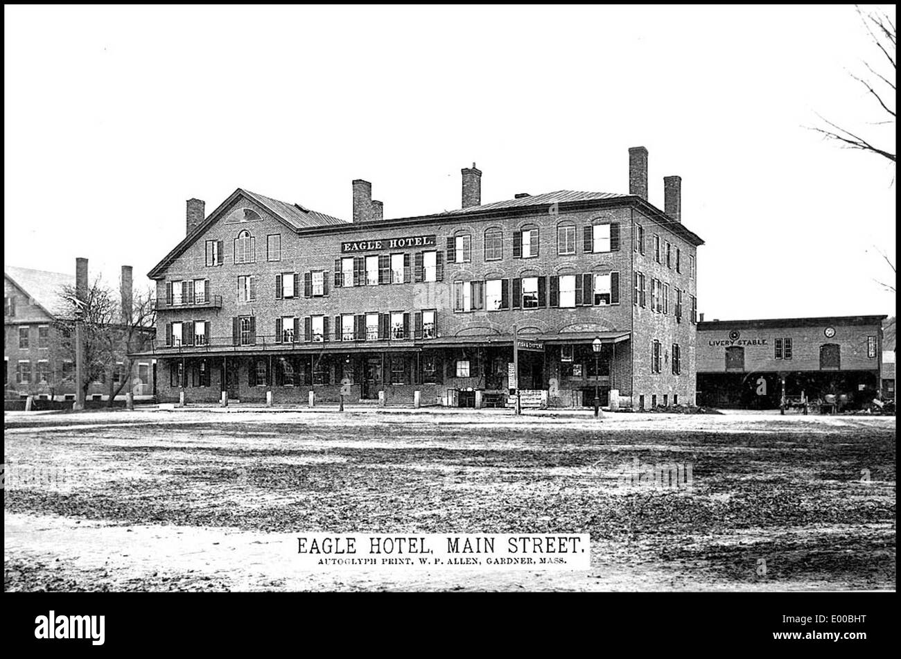 Vintage eagle Black and White Stock Photos & Images Alamy