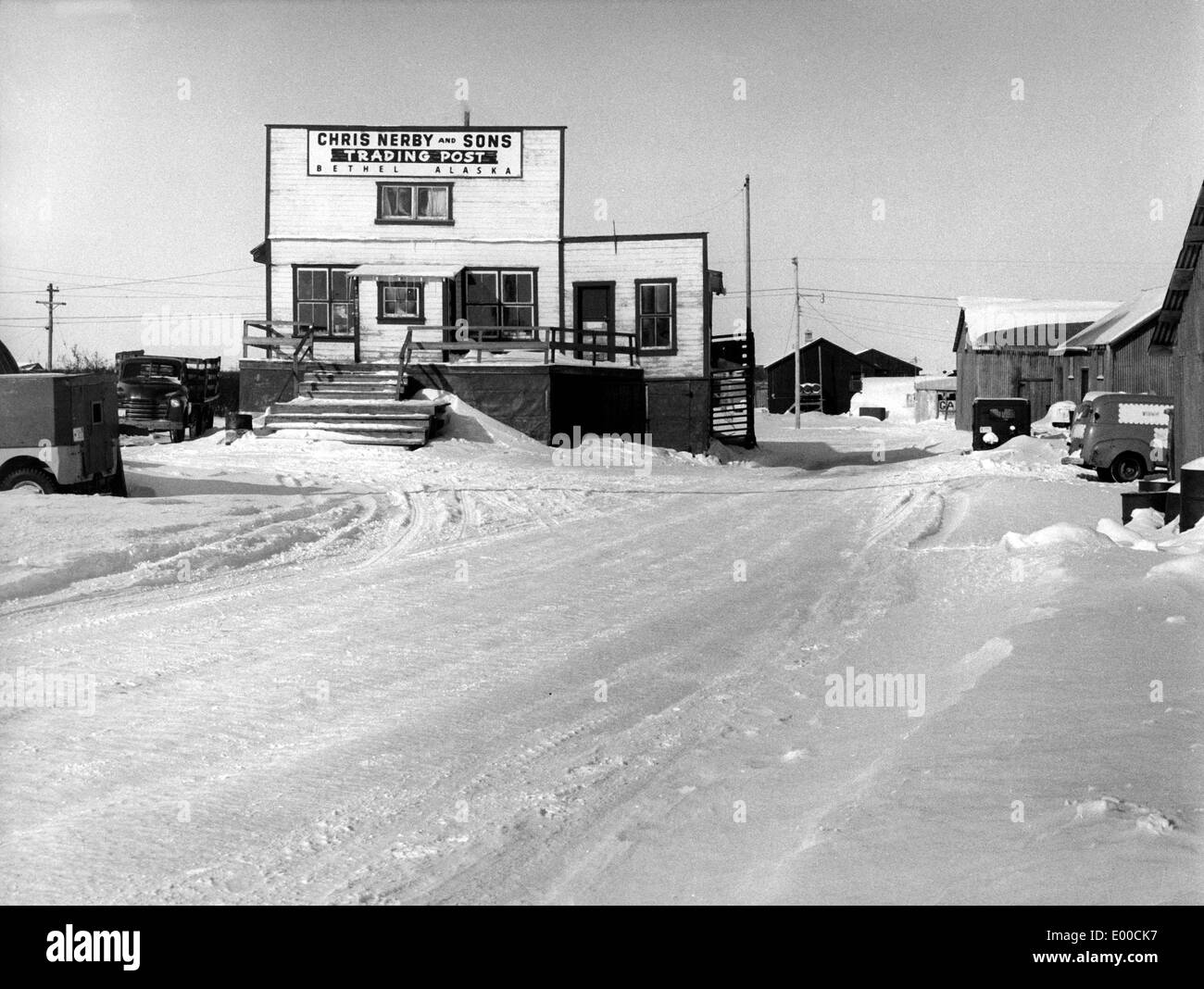 Post office in Alaska Stock Photo Alamy