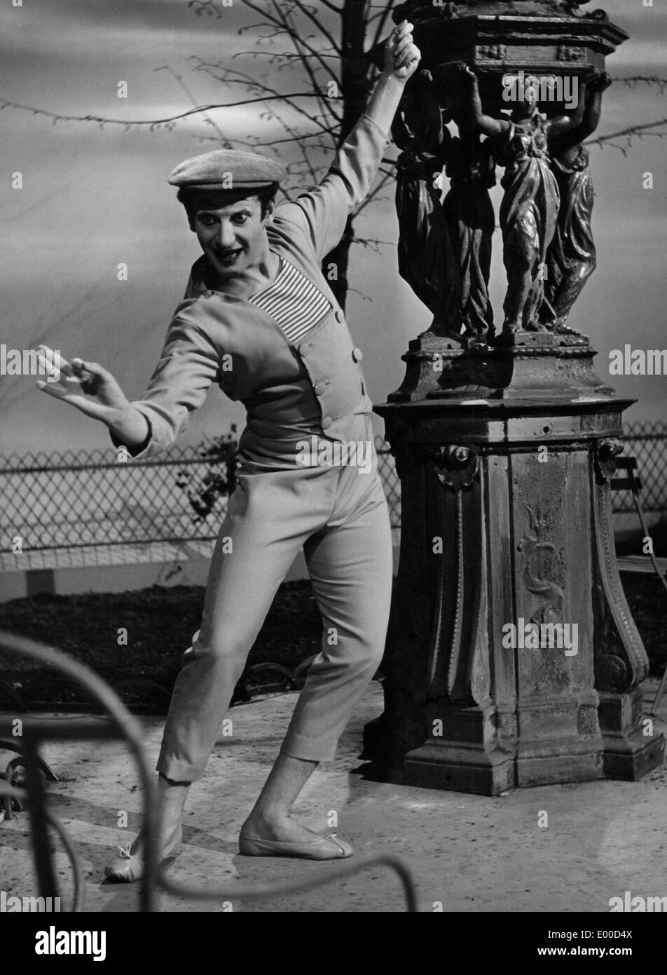 Marcel Marceau, 1950s Stock Photo