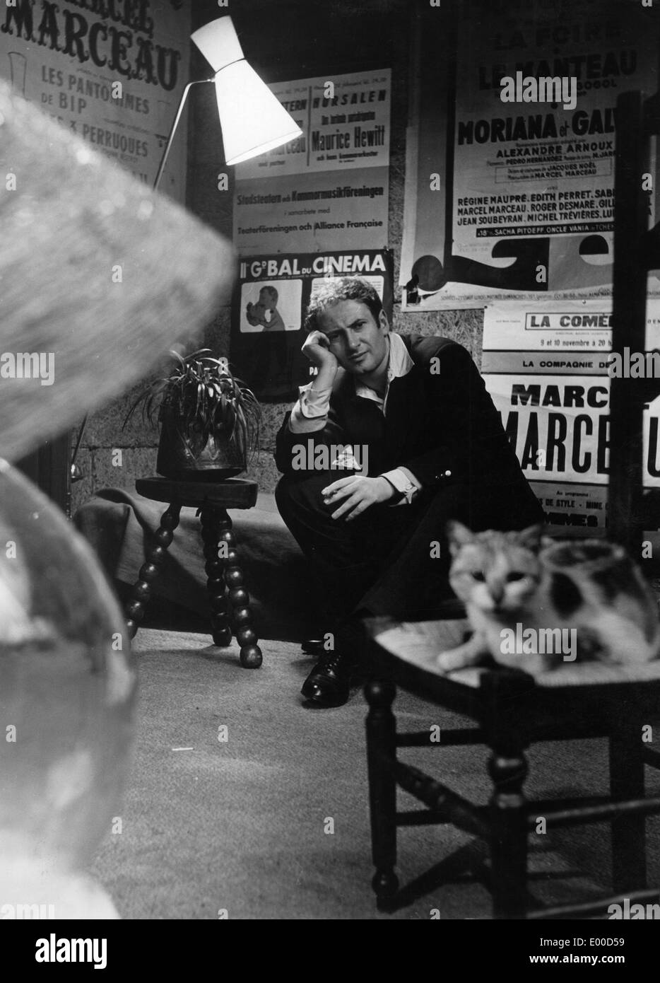 Marcel Marceau, 1950s Stock Photo