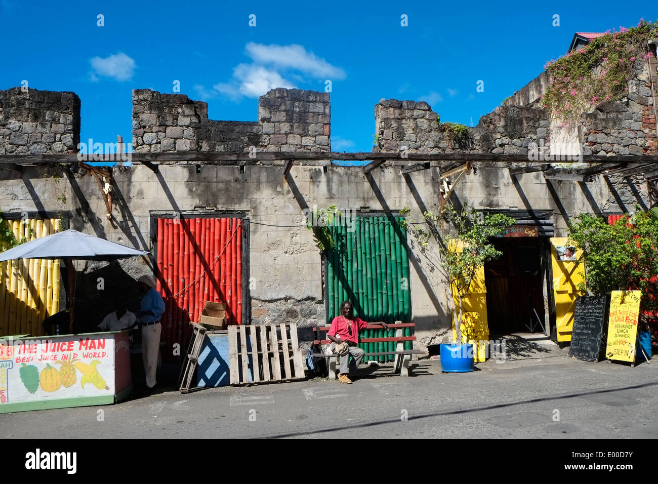 Dominica roseau old market hires stock photography and images Alamy