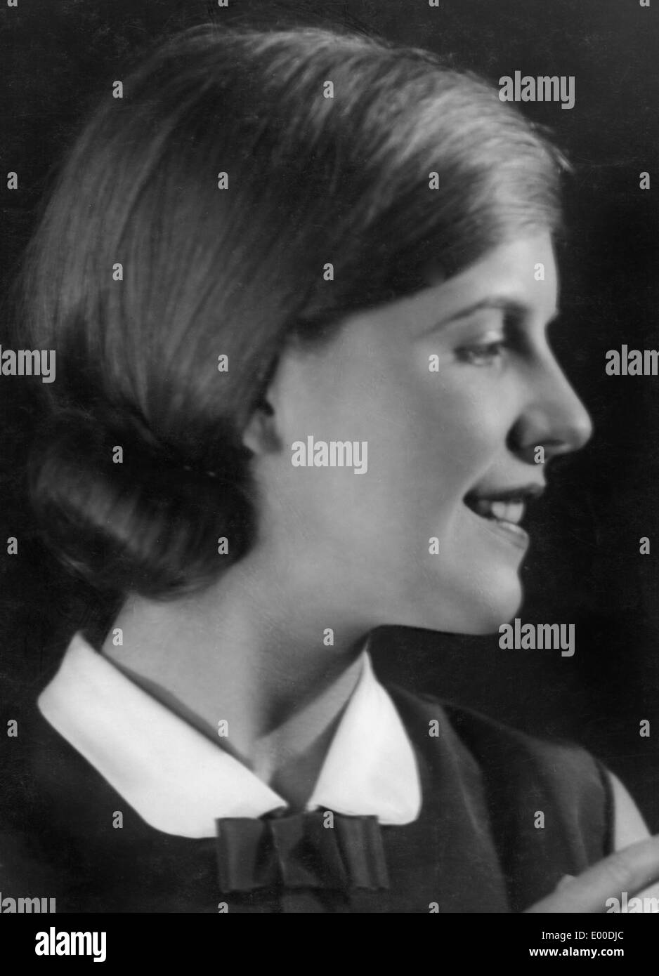 Portrait of a woman, 1935 Stock Photo
