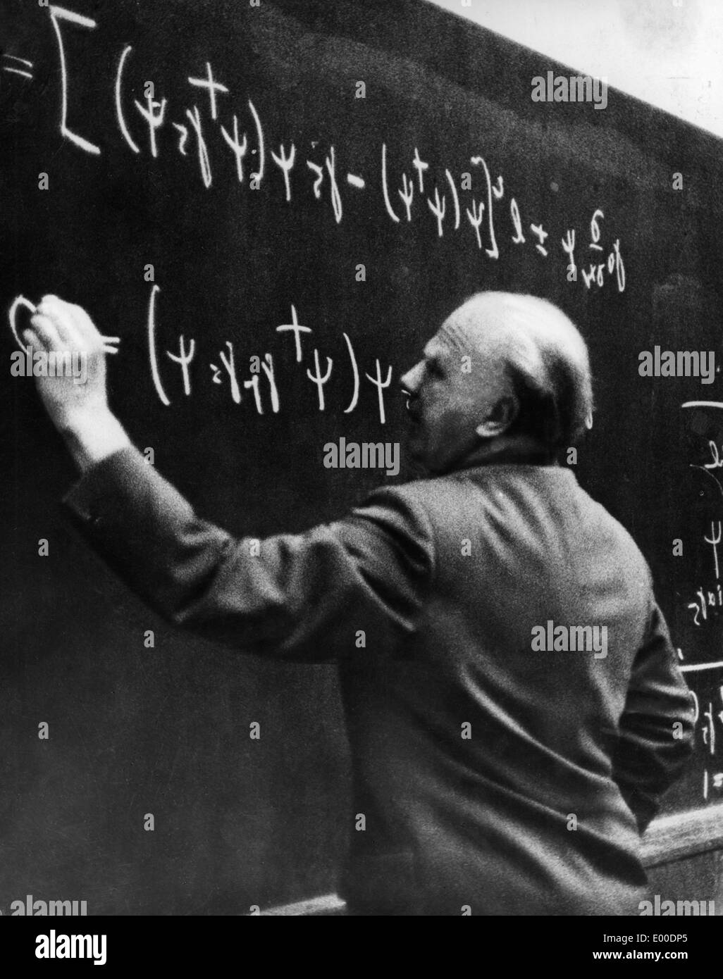 Werner Heisenberg, 1958 Stock Photo