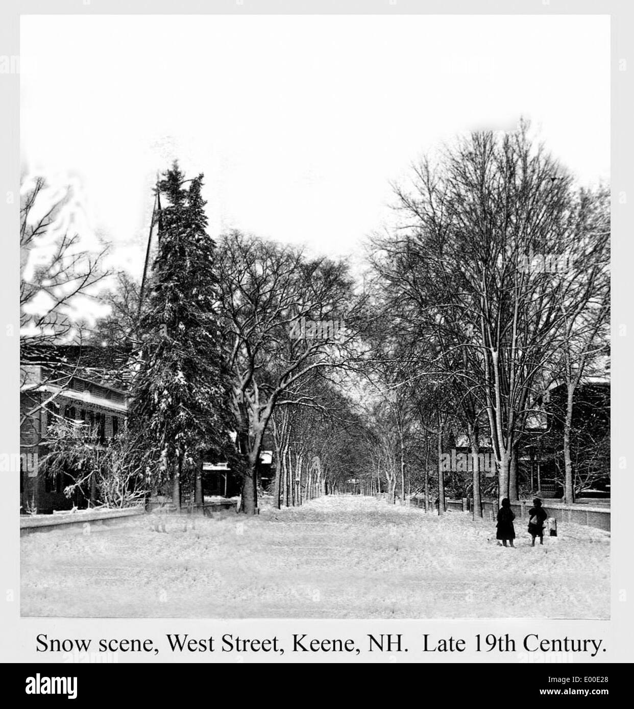 West Street, Keene New Hampshire Stock Photo