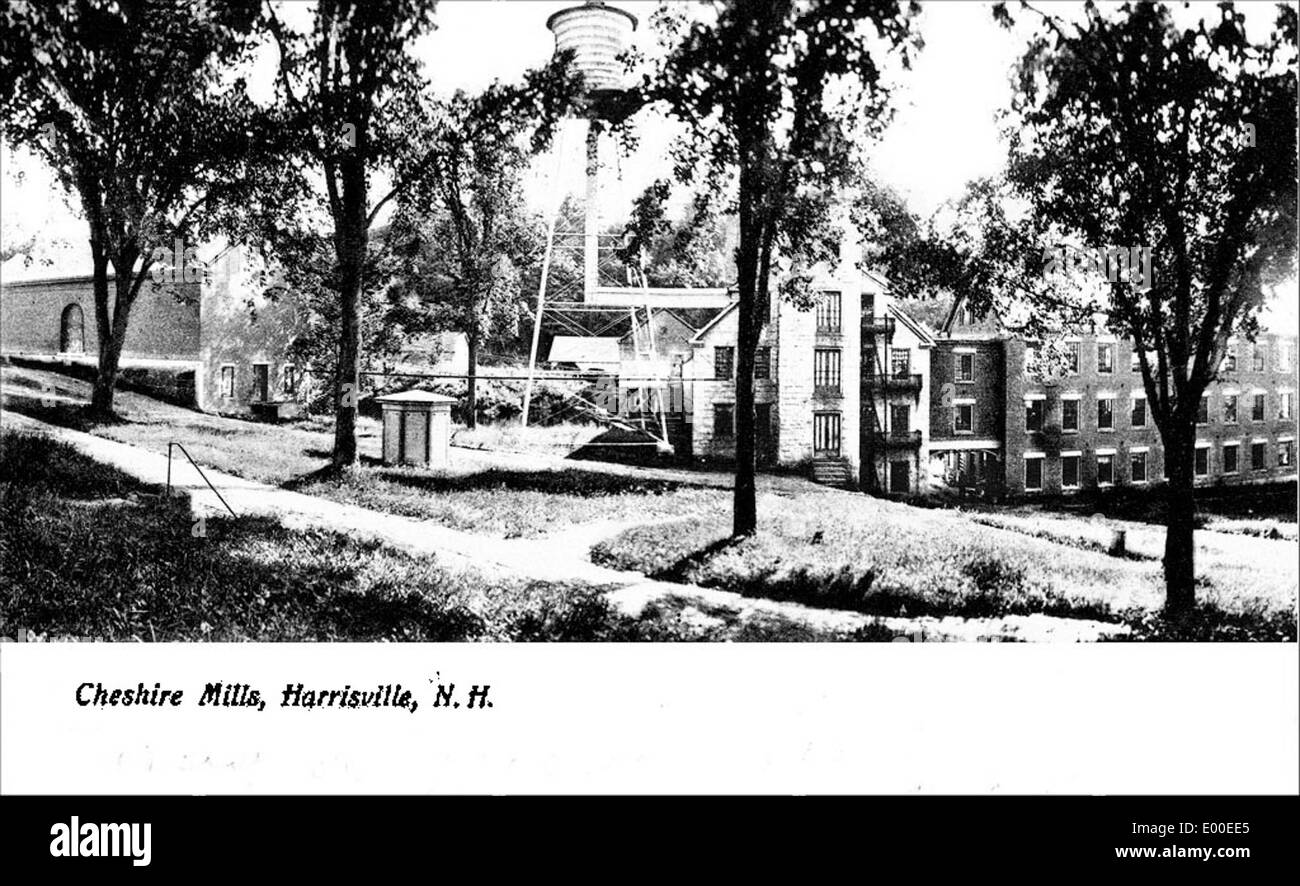 Cheshire Mills, Harrisville, New Hampshire Stock Photo Alamy