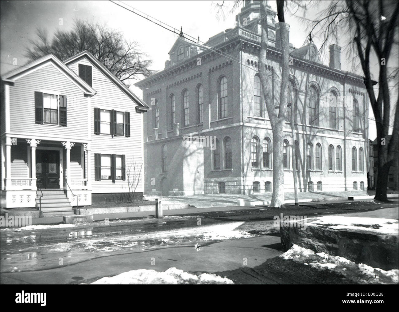 Cheshire County Court House in Keene New Hampshire Stock Photo