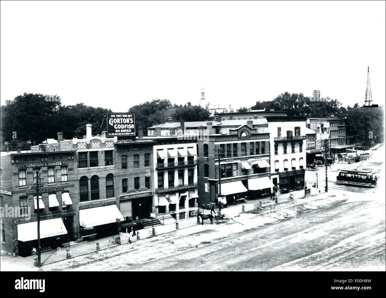 Main Street in Keene New Hampshire Stock Photo Alamy