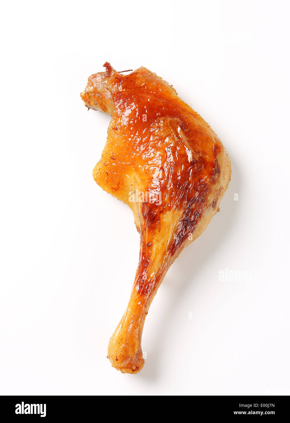 Roast duck leg with crispy skin Stock Photo - Alamy