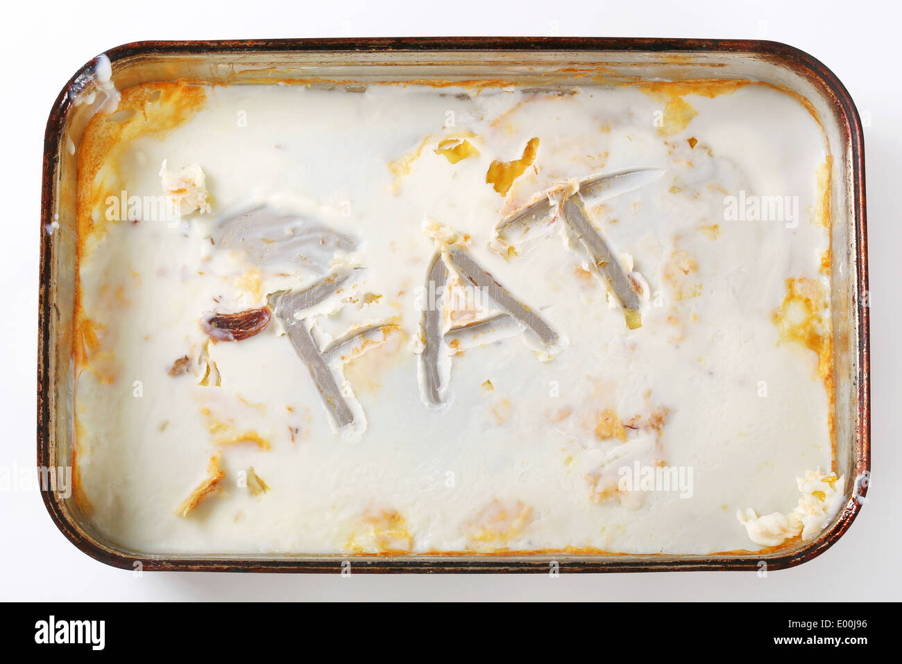 Duck fat in baking pan Stock Photo Alamy