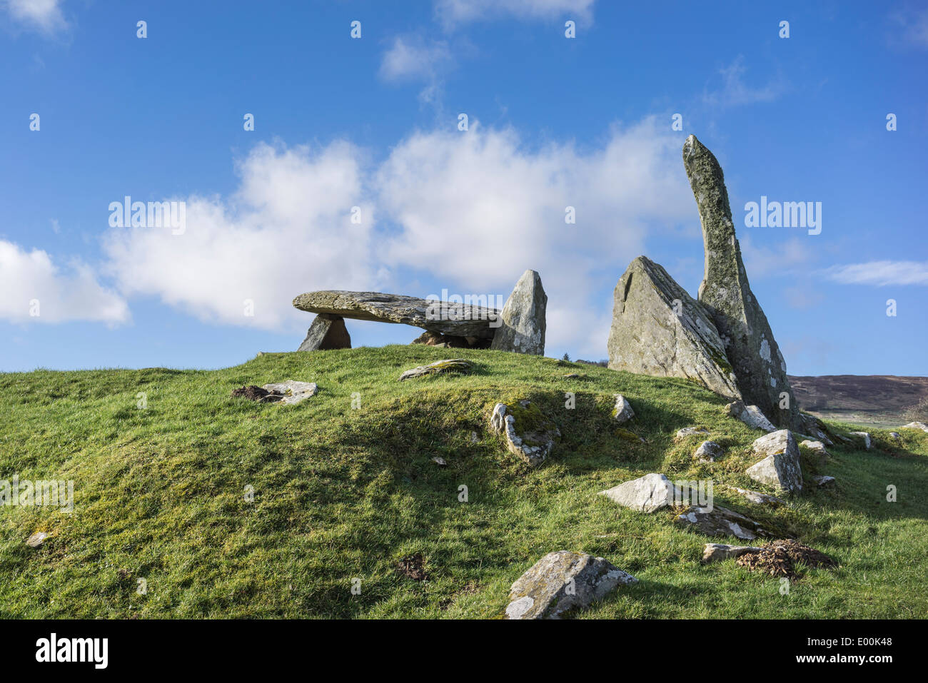 Cairnholy Chambered Cairns In Scotland Stock Photo - Alamy