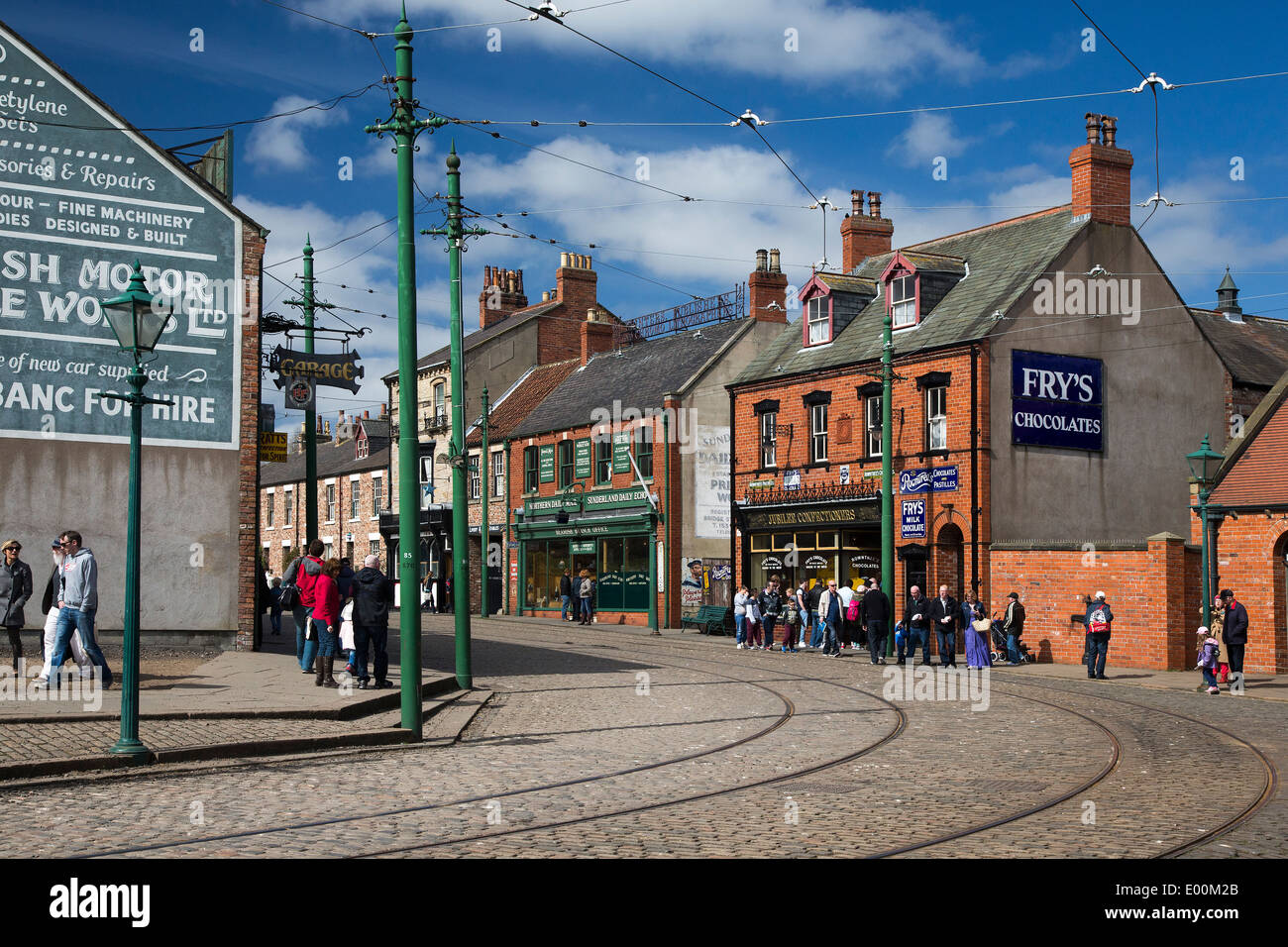 Victorian Village at the Beamish Museum, Durham, England Stock Photo