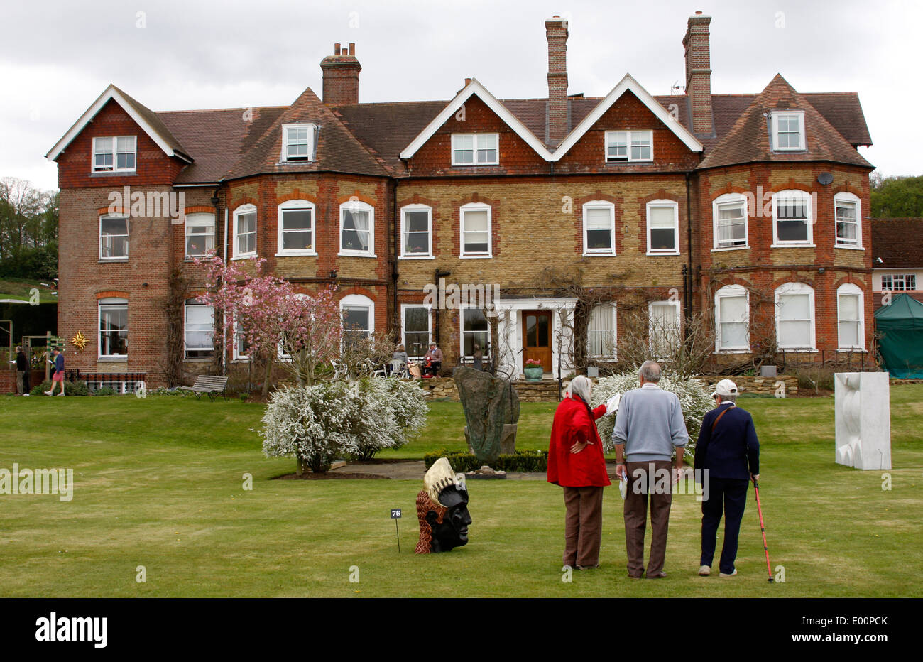 Sculpture exhibition at Birtley House near Bramley in Surrey Stock Photo