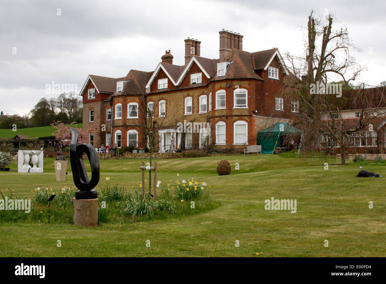 Sculpture exhibition at Birtley House near Bramley in Surrey Stock Photo