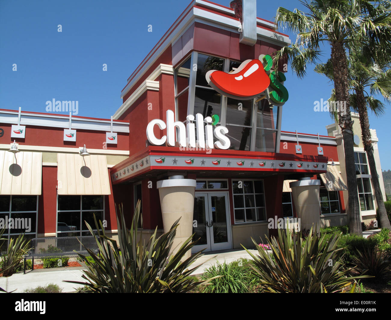 Chili's Grill and Bar restaurant in Morgan Hill, California Stock Photo