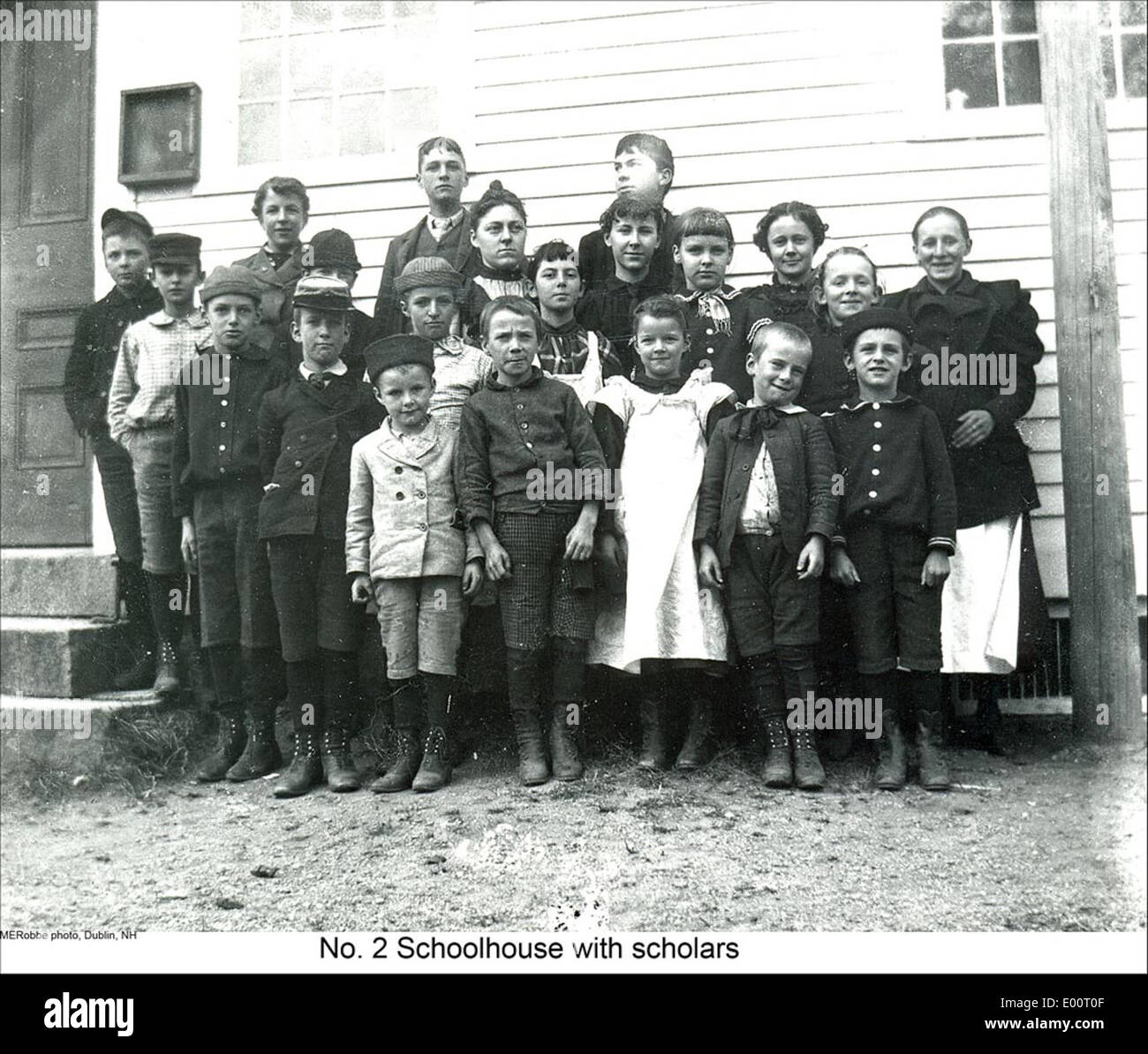 School No.2 Students in Dublin New Hampshire Stock Photo Alamy