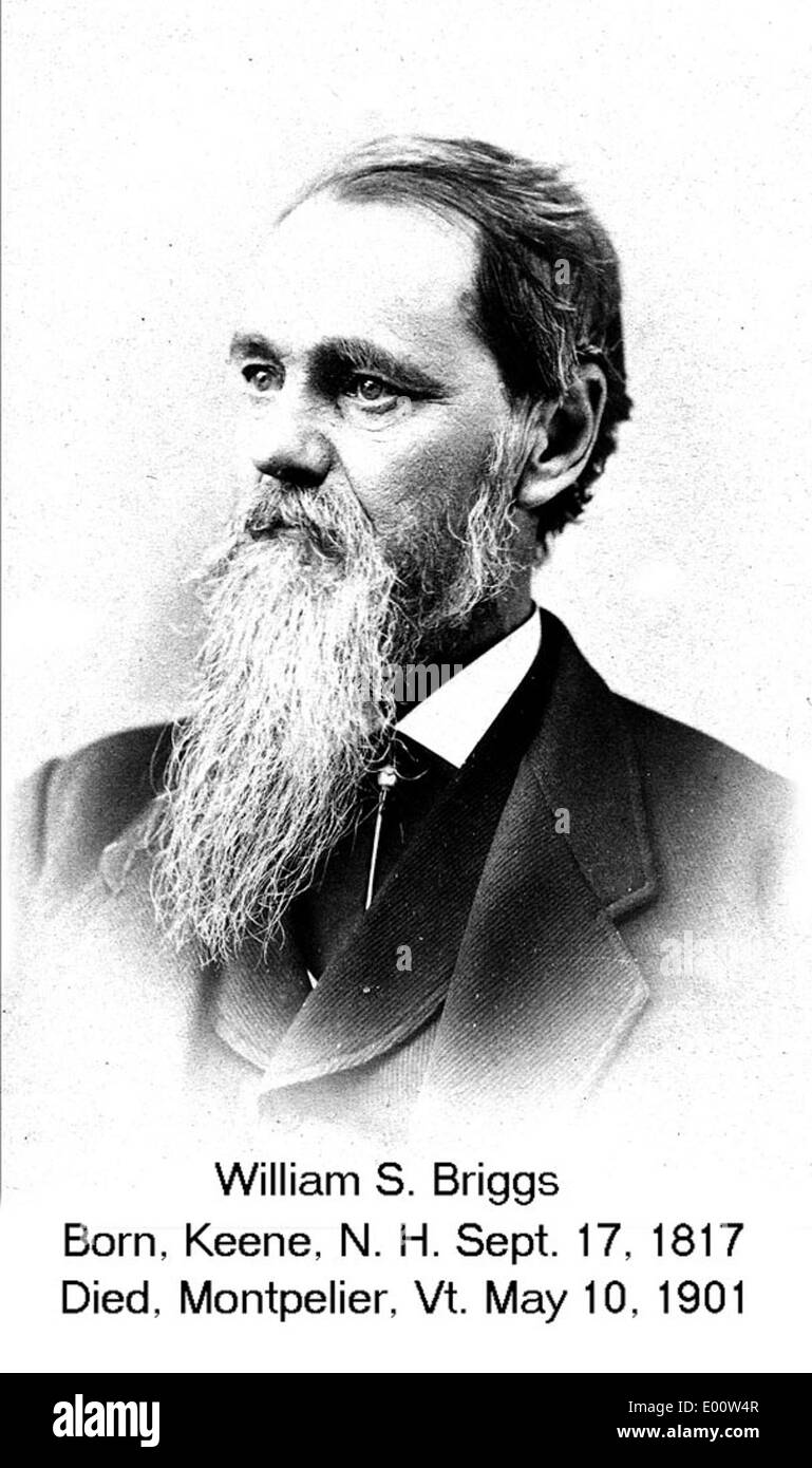 Briggs, William S. of Keene New Hampshire Stock Photo