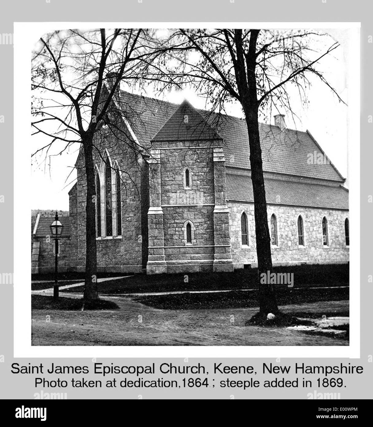 St. James Episcopal Church, West Street, Keene New Hampshire Stock Photo