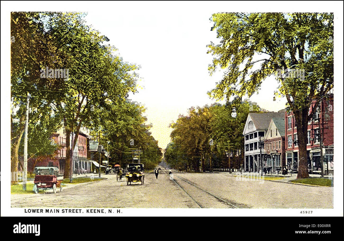 Postcard photo of buildings in Englehart Ontario c. 1910 Postcard photo of buildings in Englehart Ontario c. 1910