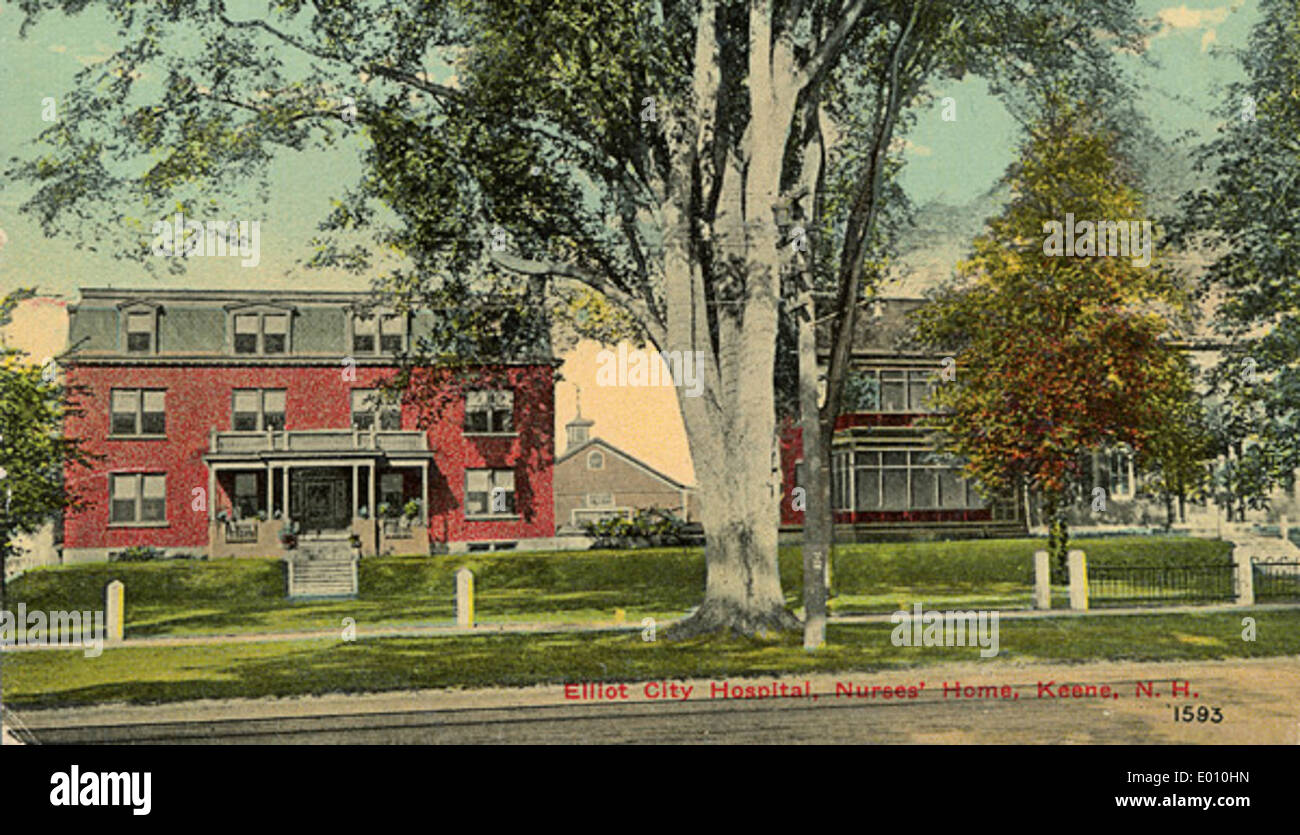 Elliot City Hospital, Nurses' Home, Keene NH Stock Photo Alamy