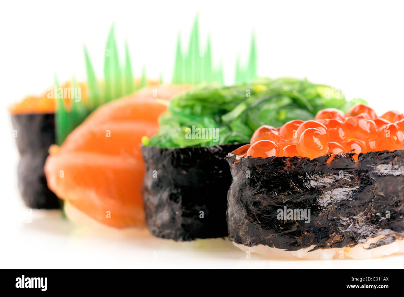 Sushi gunkans collection stock image. Image of gunkans - 199772099