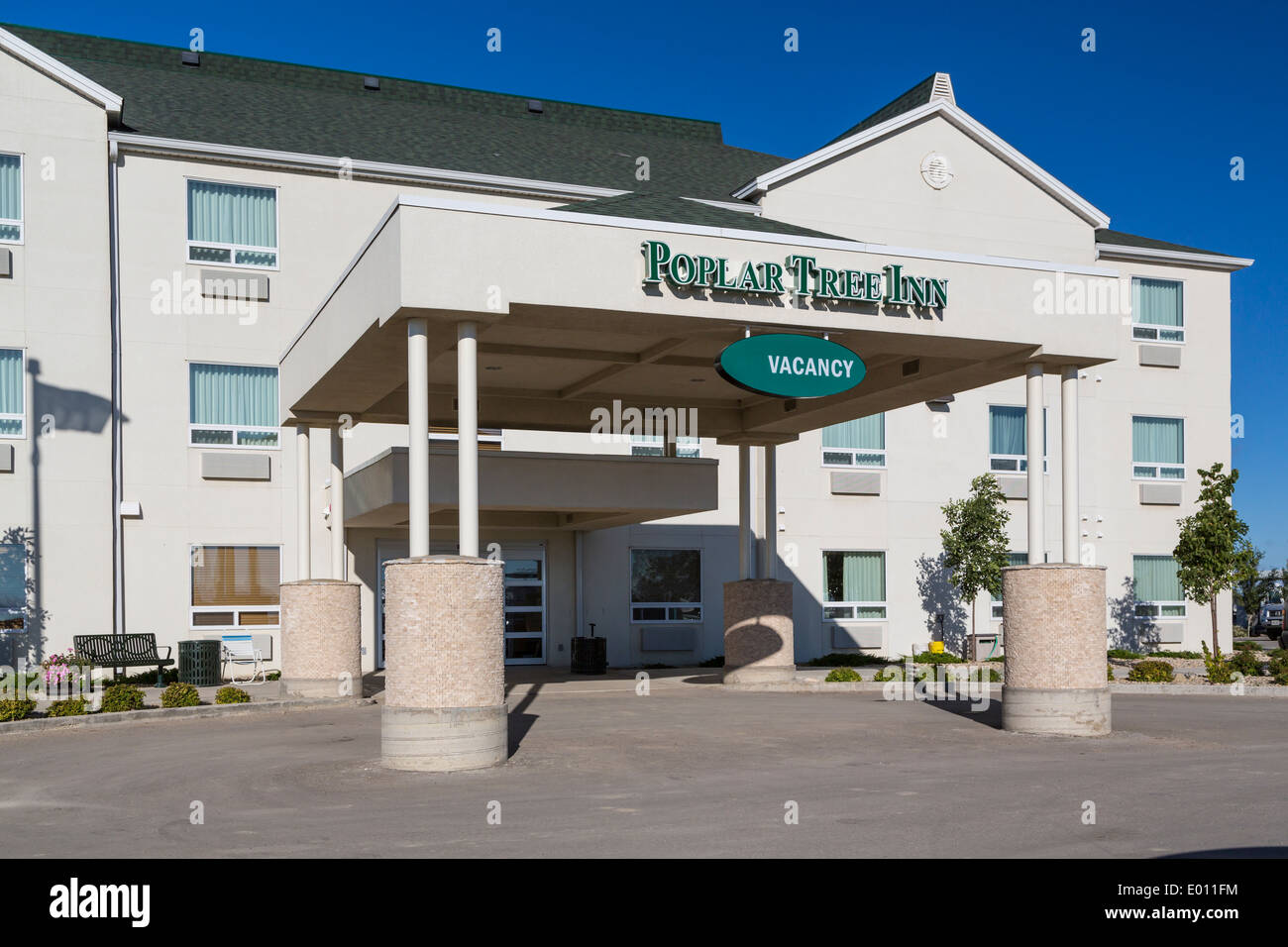The Poplar Tree Inn at Stoughton, Saskatchewan, Canada. Stock Photo
