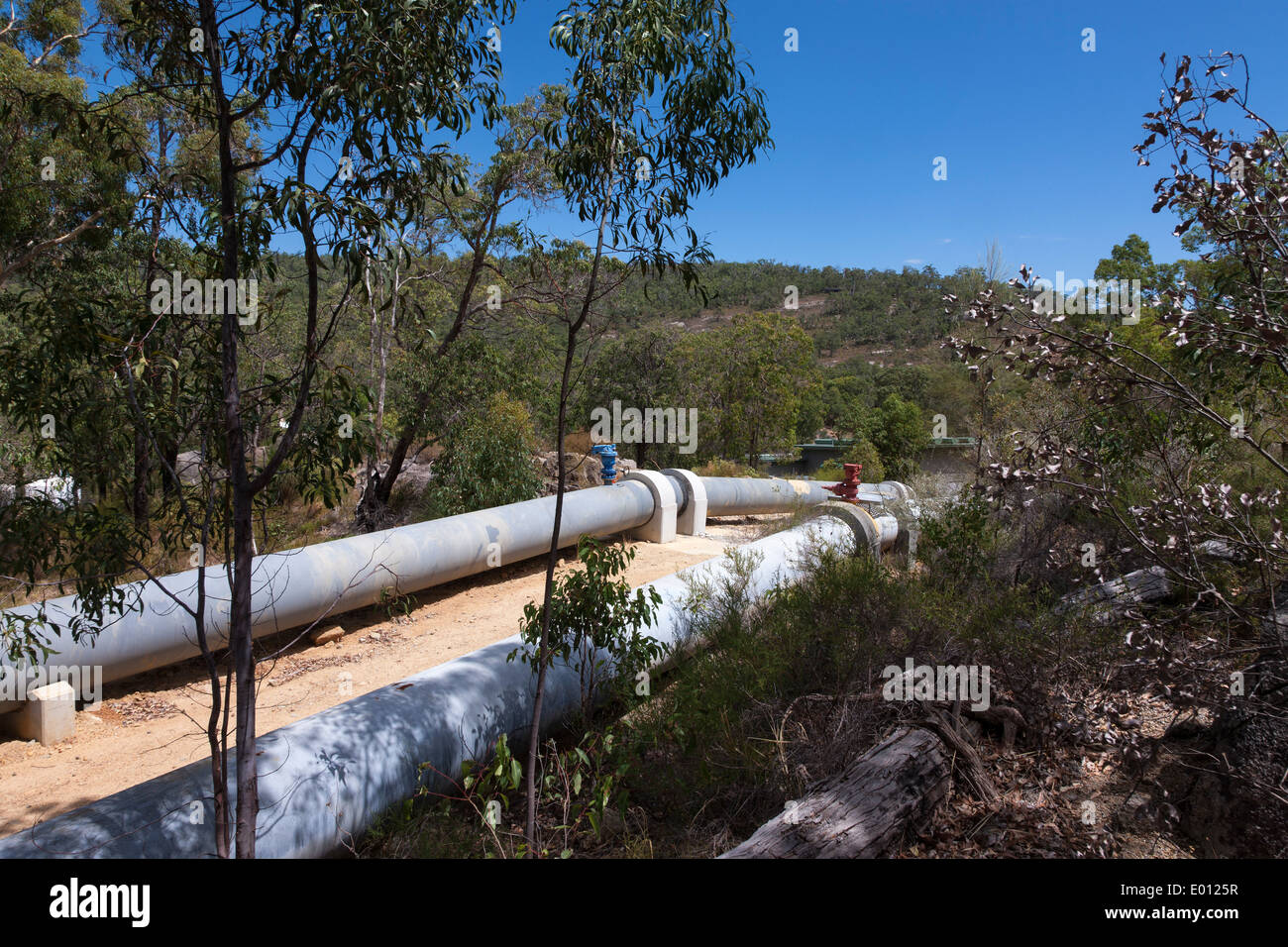 Fresh water pipline going from Mundaring Reservoir to Kalgoorlie a