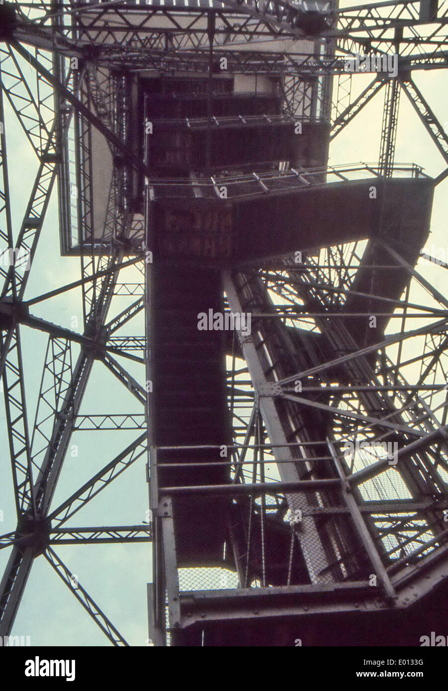 The Funkturm Berlin (Radio Tower Berlin), 1988 Stock Photo