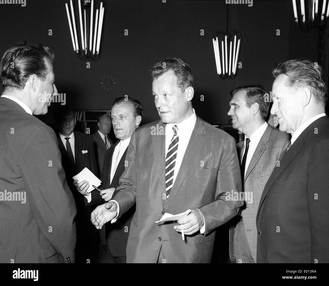 Willy Brandt in Berlin, 1963 Stock Photo
