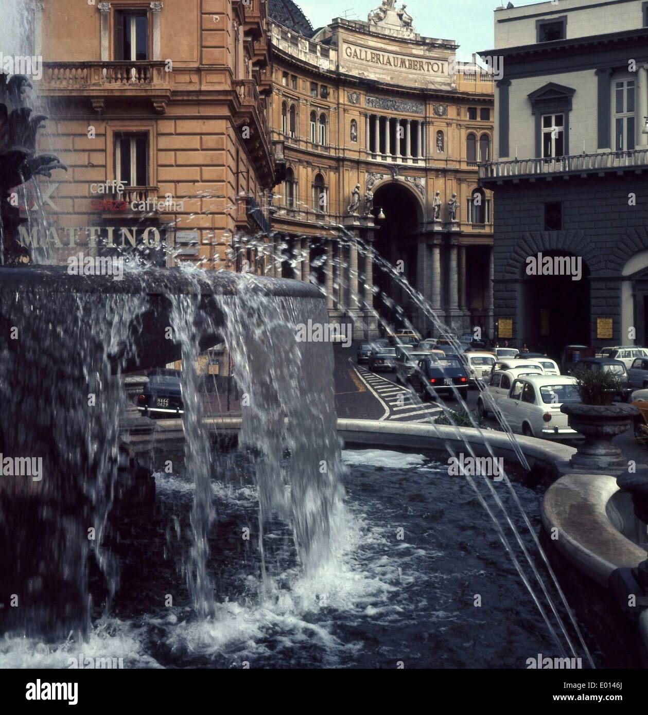 Trevi-Fountain in Rome, 1972 Stock Photo