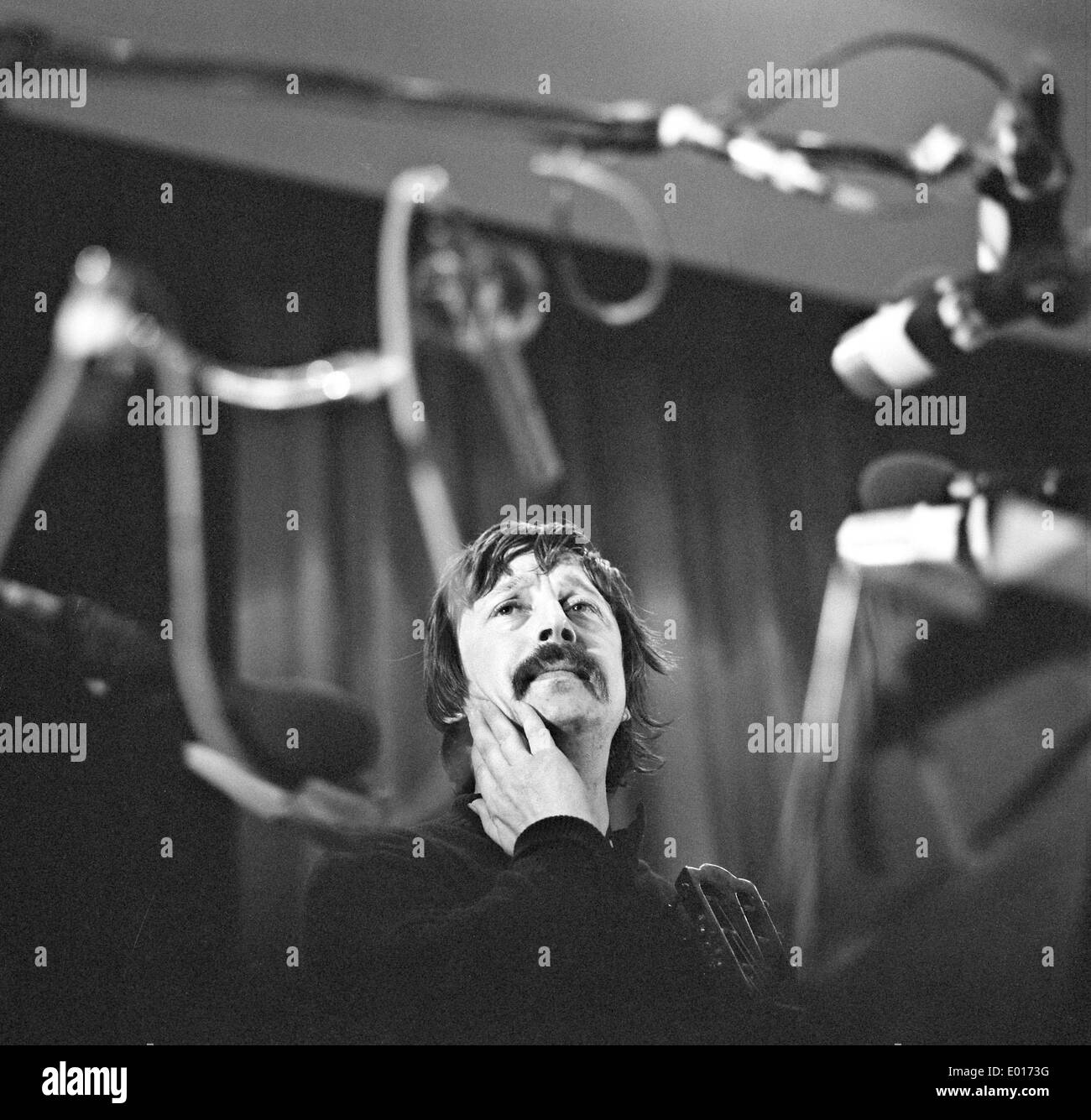 Wolf Biermann, 1976 Stock Photo Alamy