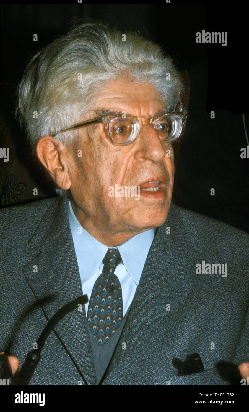 Ernst Bloch, 1969 Stock Photo