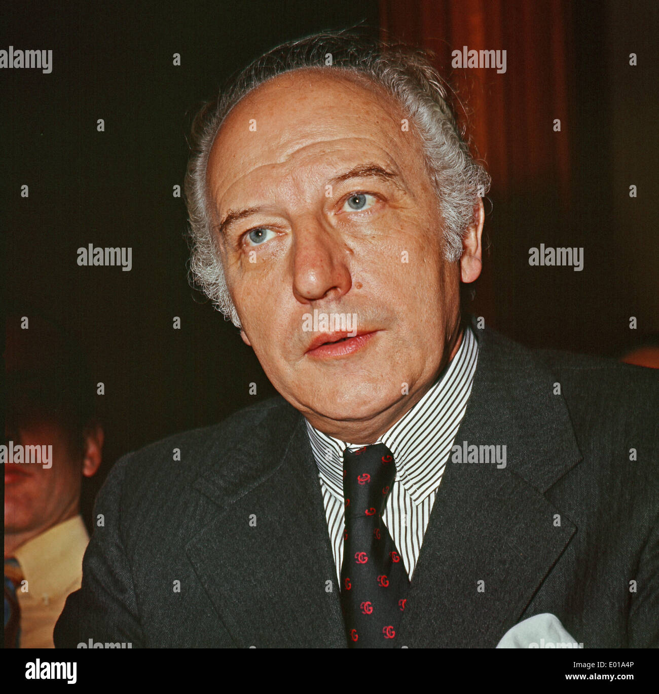 Walter Scheel, 1974 Stock Photo