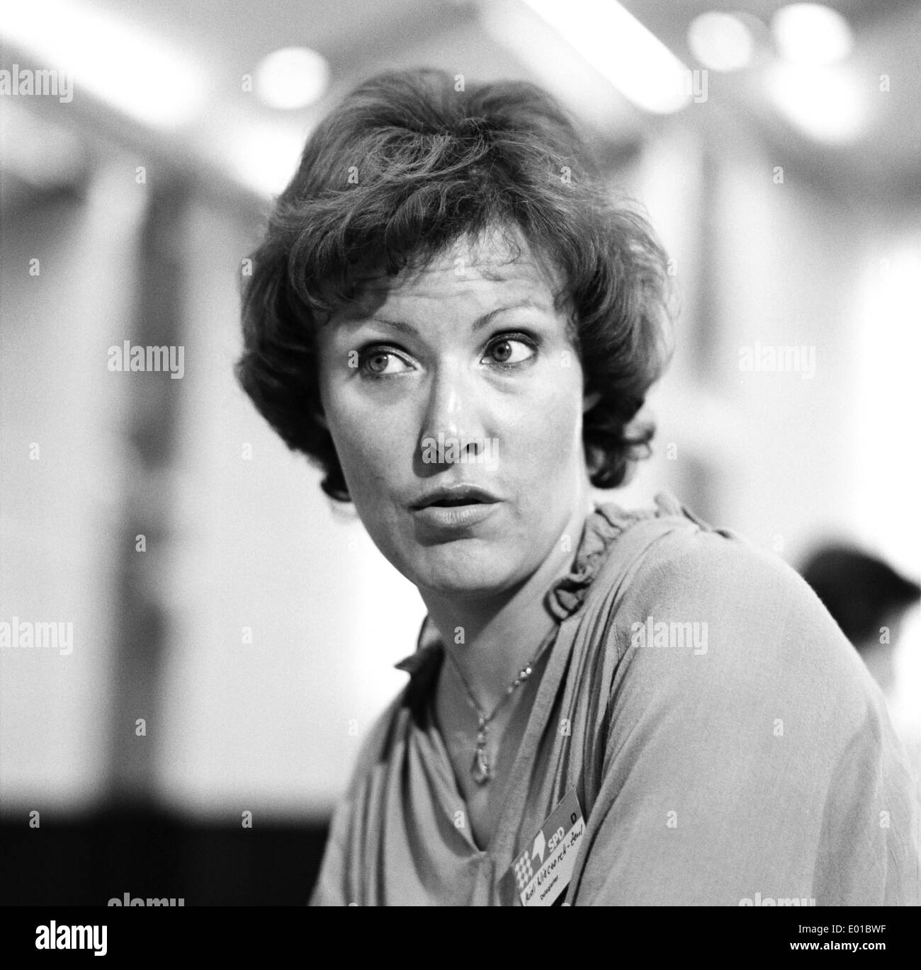 Heidi Wieczorek-Zeul, 1978 Stock Photo