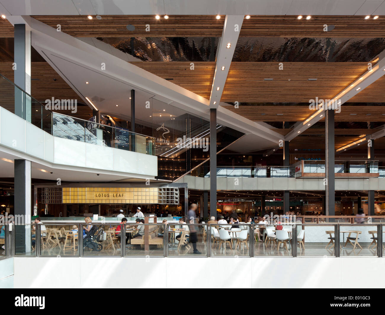 Food hall westfield shopping centre hi-res stock photography and