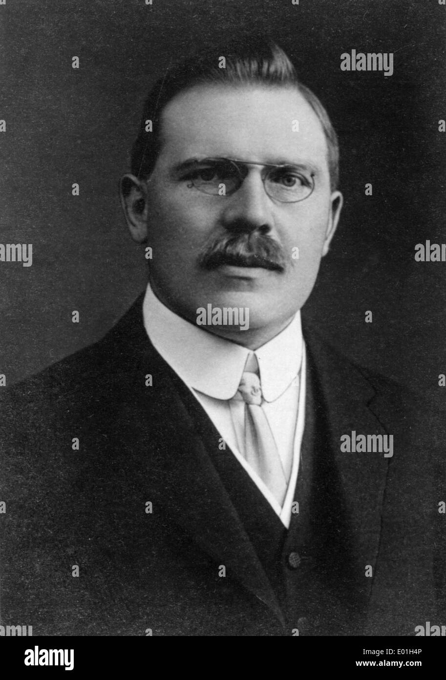Politician and Prime Minister of the United Kingdom Arthur Balfour Stock Photo