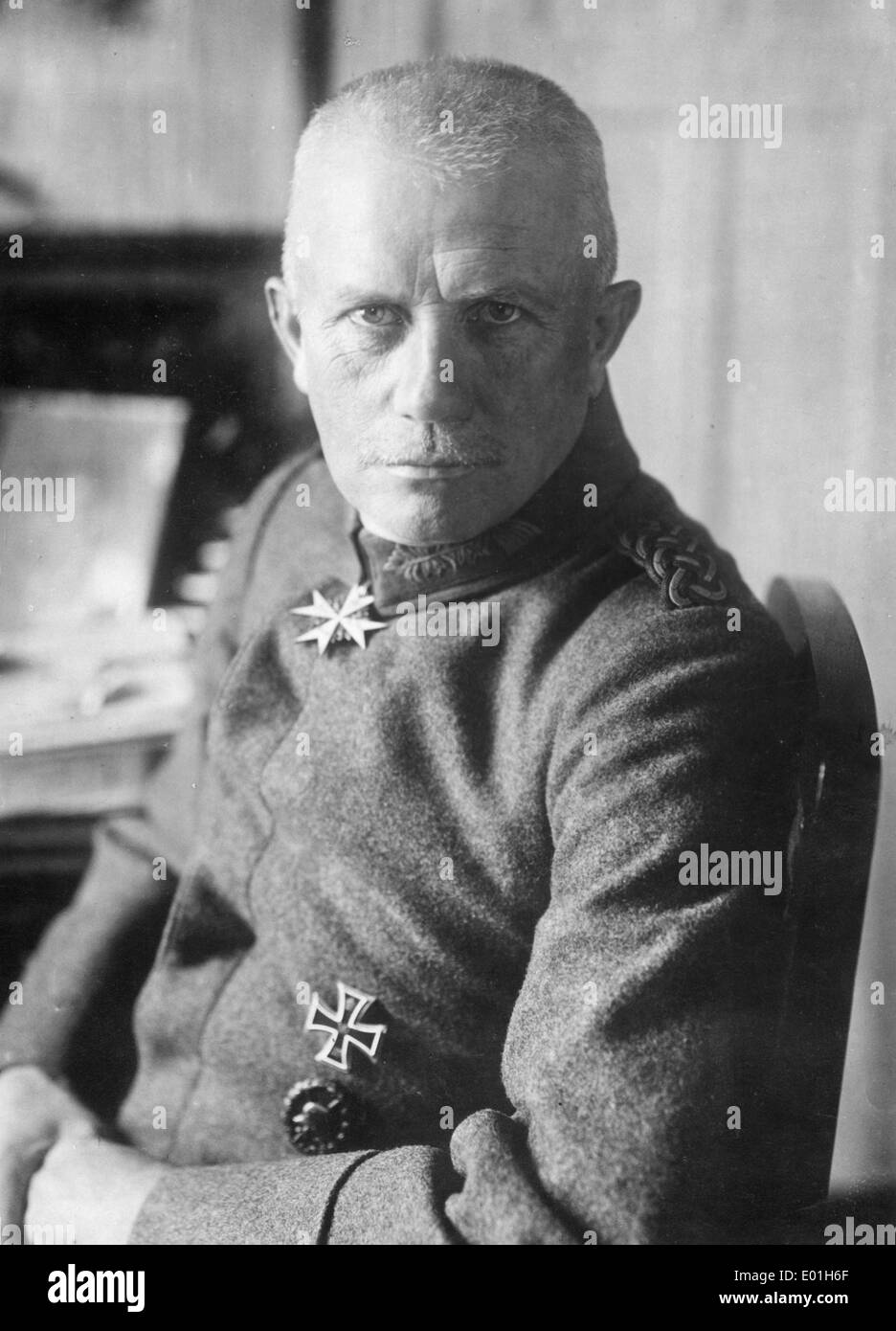 German Army general Ruediger Graf von der Goltz, 1918 Stock Photo