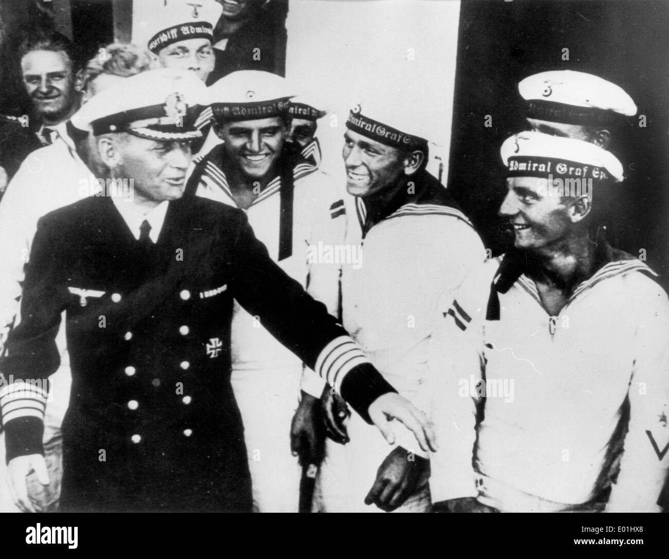 Captain Hans Langsdorff, 1939 Stock Photo - Alamy