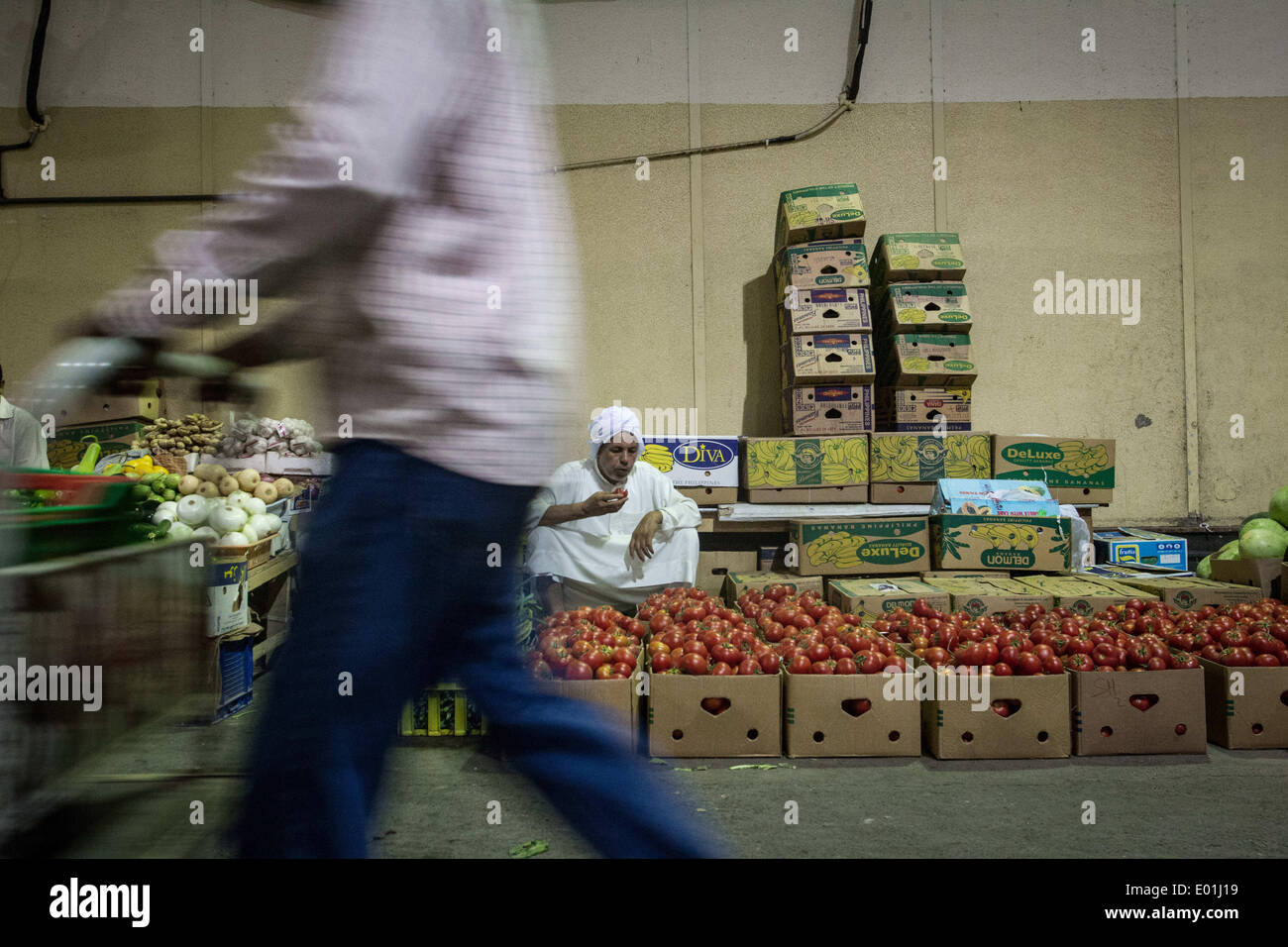 Manama, Bahrain. 28th Apr, 2014. Pictures showing an old market for