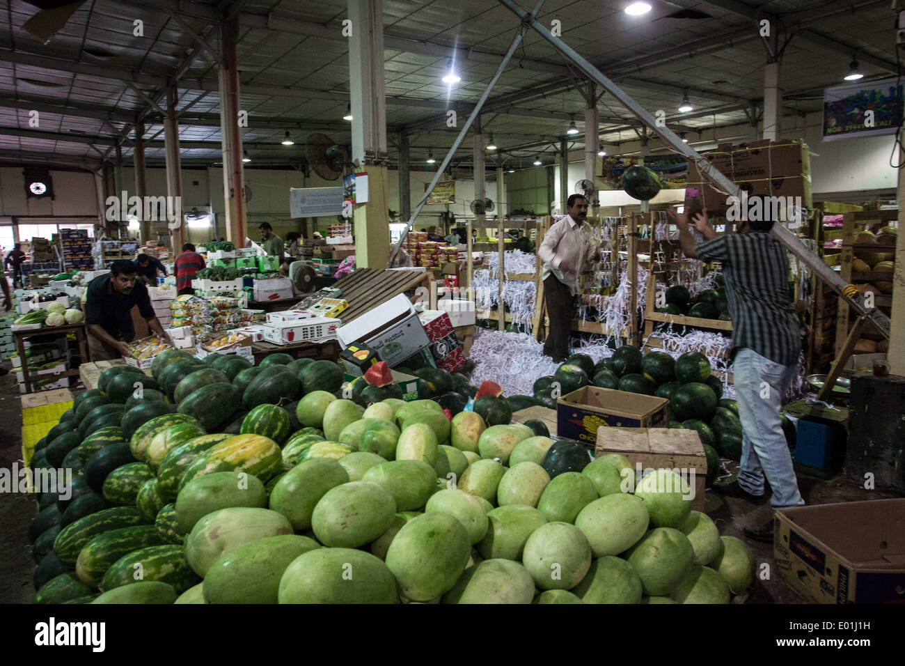Manama, Bahrain. 28th Apr, 2014. Pictures showing an old market for
