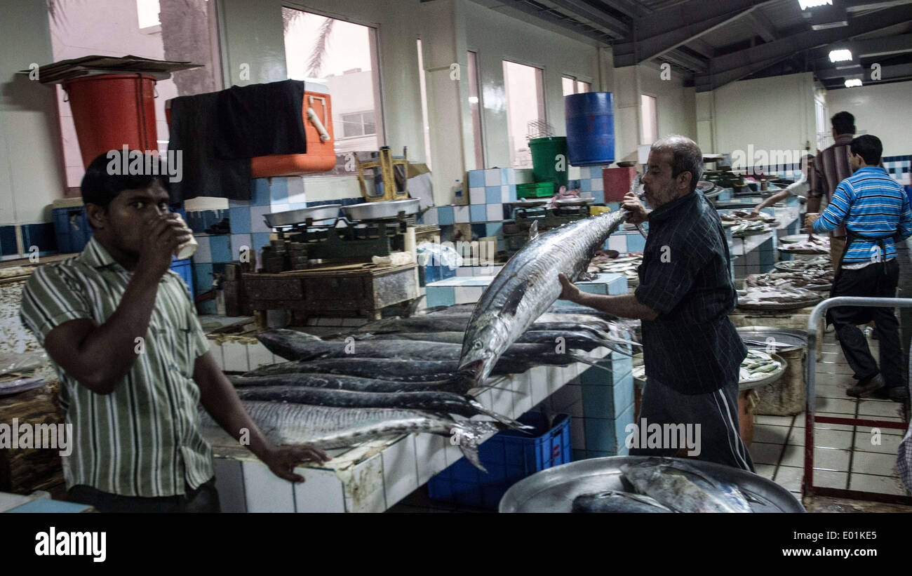 Manama, Bahrain. 28th Apr, 2014. Pictures showing an old market for