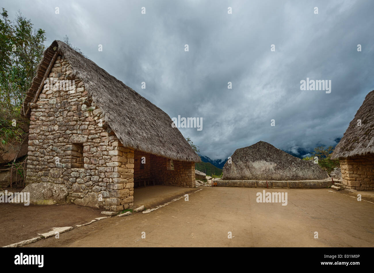 Ceremonial Rock of Machu Picchu, Cuzco, Peru Stock Photo - Alamy