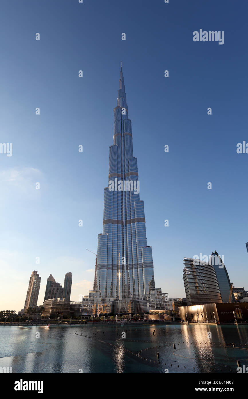 Burj Khalifa, Dubai, United Arab Emriates Stock Photo