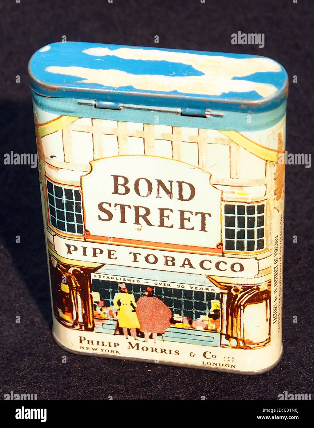 Vintage Pipe Tobacco Tin Bond Street (Jef) Vintage Pipe Tobacco Tin Bond Street (Jef)