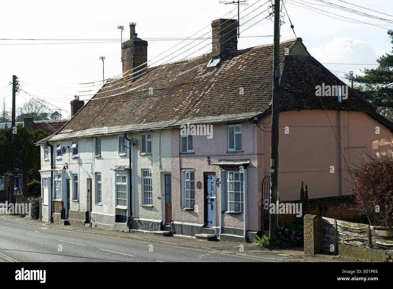 Residential houses Melton Suffolk UK Stock Photo Alamy