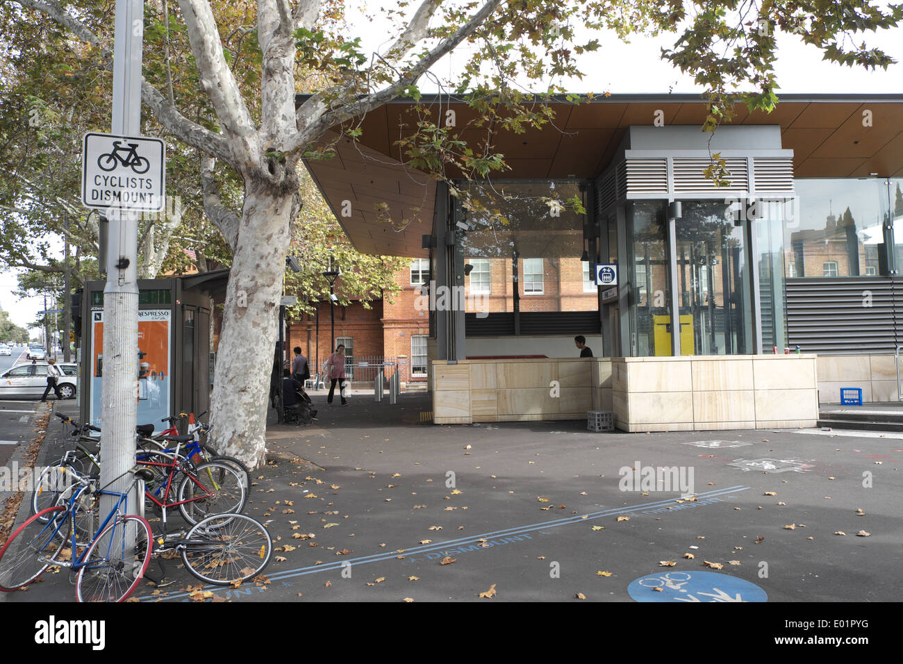 entrance to Central railway station off