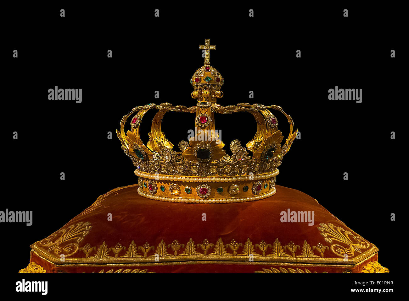 The crown of the Kings of Bavaria, by Marie-Étienne Nitot (1750-1809), jeweler, Jean-Baptiste Leblond and Martin-Guillaume Bienn Stock Photo