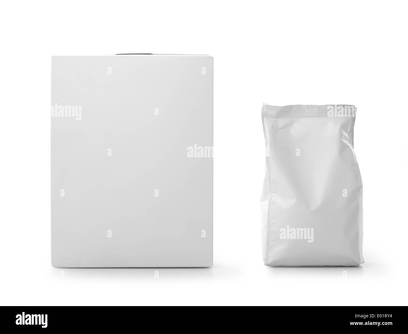 White packaging Stock Photo