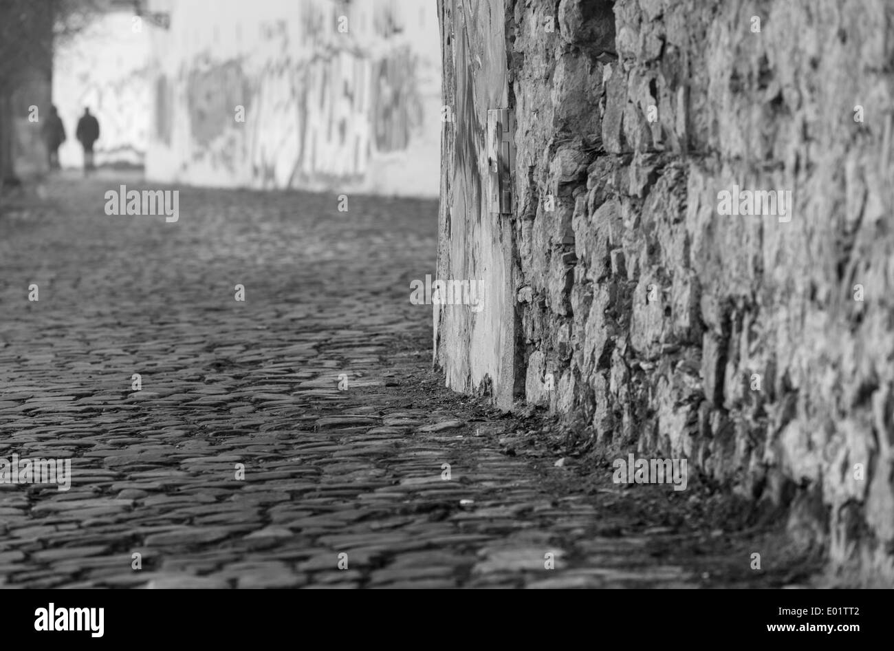 Prague Alley Stock Photo