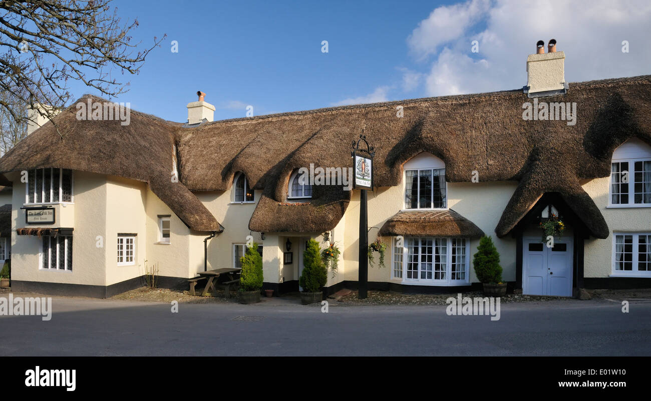 The Royal Oak Inn, Winsford, Exmoor, Somerset Stock Photo - Alamy